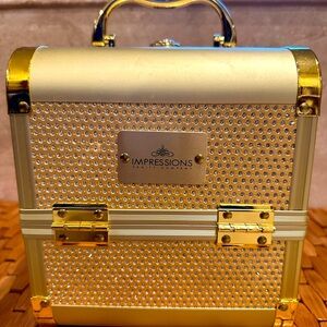 Almost New SlayCube™ Makeup Vanity Travel Cases!, Champagne Sparkle